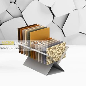 VC043 Metal Display Rack for Stone Slab Tiles