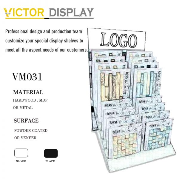 VM031 customize mosaic tiles sample rack