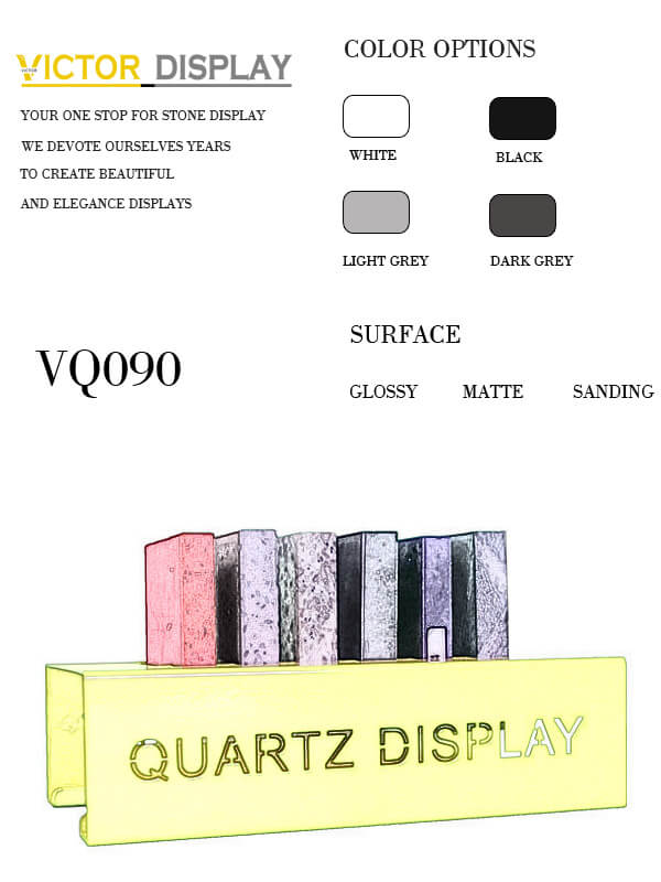 VQ090 Portable Stone Exhibition Display Stand