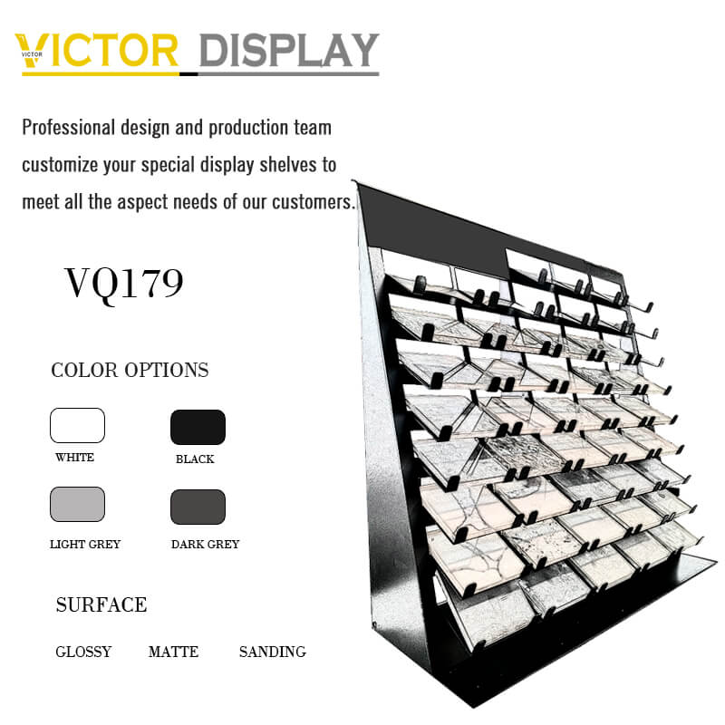 VQ179 Quartz Countertop Colors Display Rack