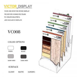 VC008 MDF Waterfall Tile Display Rack Stand