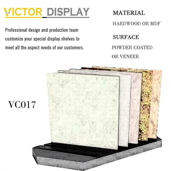 VC017 MDF Display Base with slots to display ceramic tiles (1)