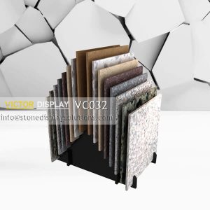 VC032 wood flooring tiles display rack