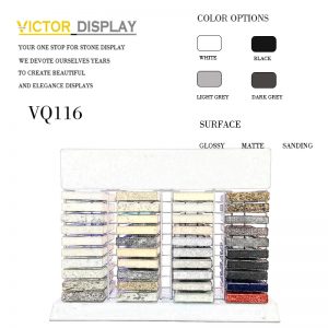 VQ116 10 Tier Counter Quartz Stone Display