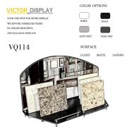 VQ114 table top display for marble granite