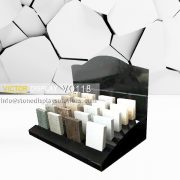 Black Acrylic Stone Countertop Display