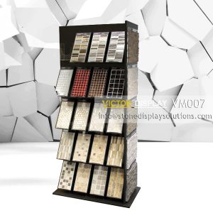 VM007 mosaic tile showroom display cabinet