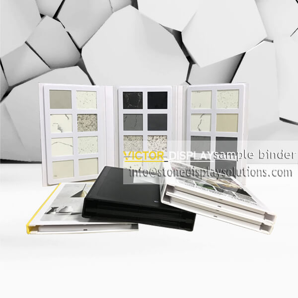 Display Cases--plastic sample binder