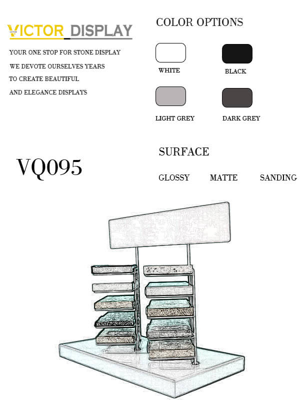 VQ095 Marble Tile Samples Rack