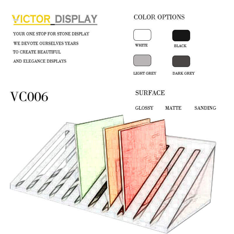 New Design Ceramic Tile Showing Rack