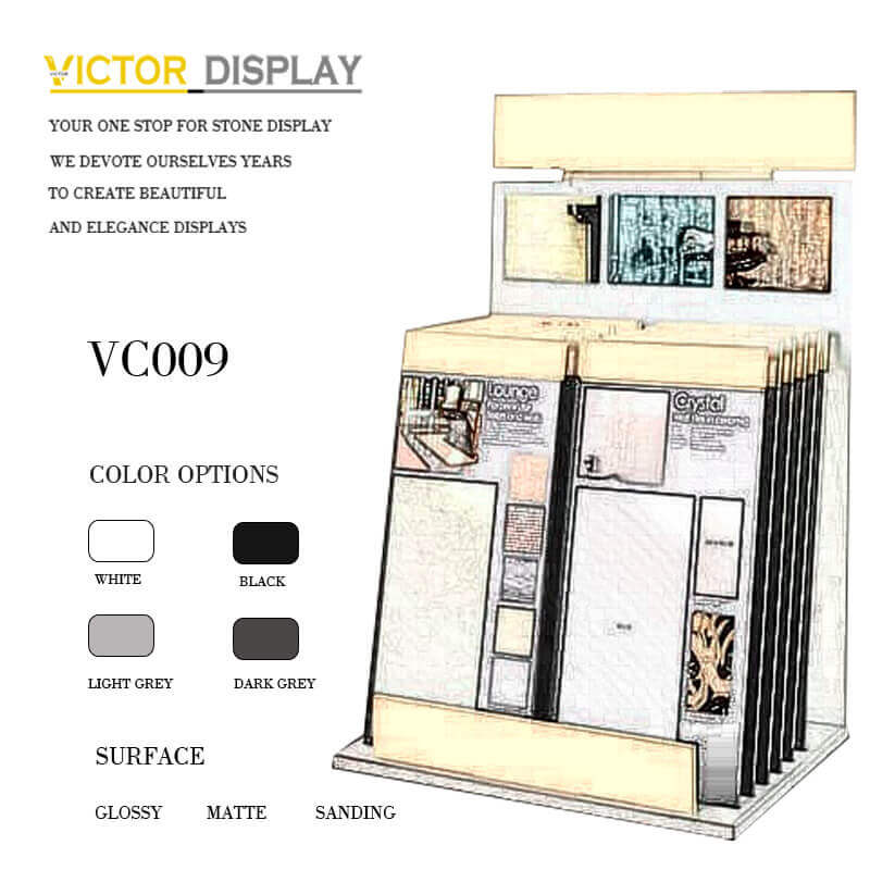 VC009 Stone Tile Sample Rack