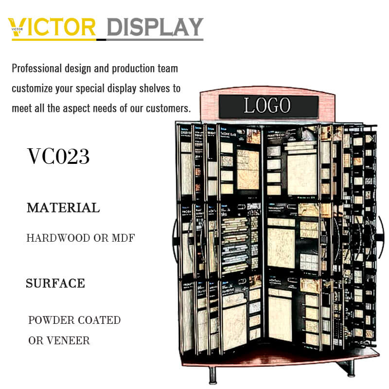 VC023 Wing Display Style Ceramic Tile Stand