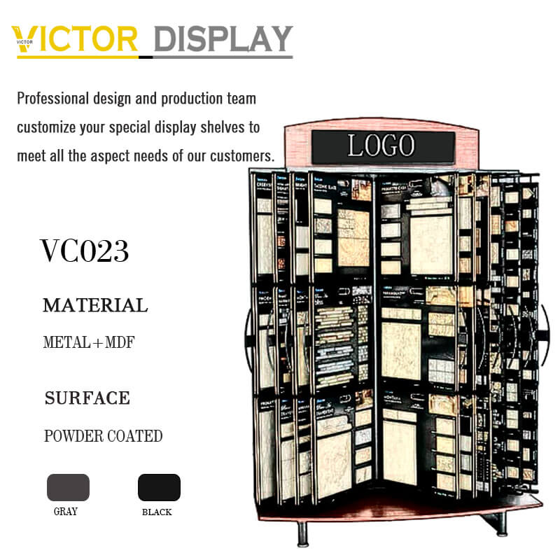 VC023 Wing Display Style Ceramic Tile Stand