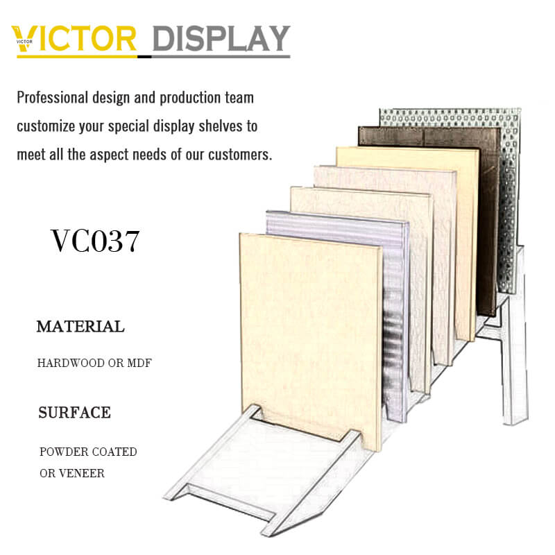 Flooring Displays Racks VC037 on Sale in Xiamen Victor Display