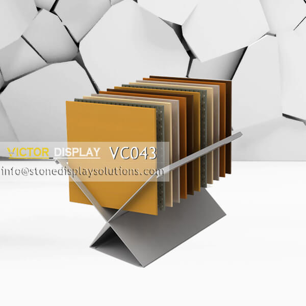VC043 Metal Display Rack for Stone Slab Tiles
