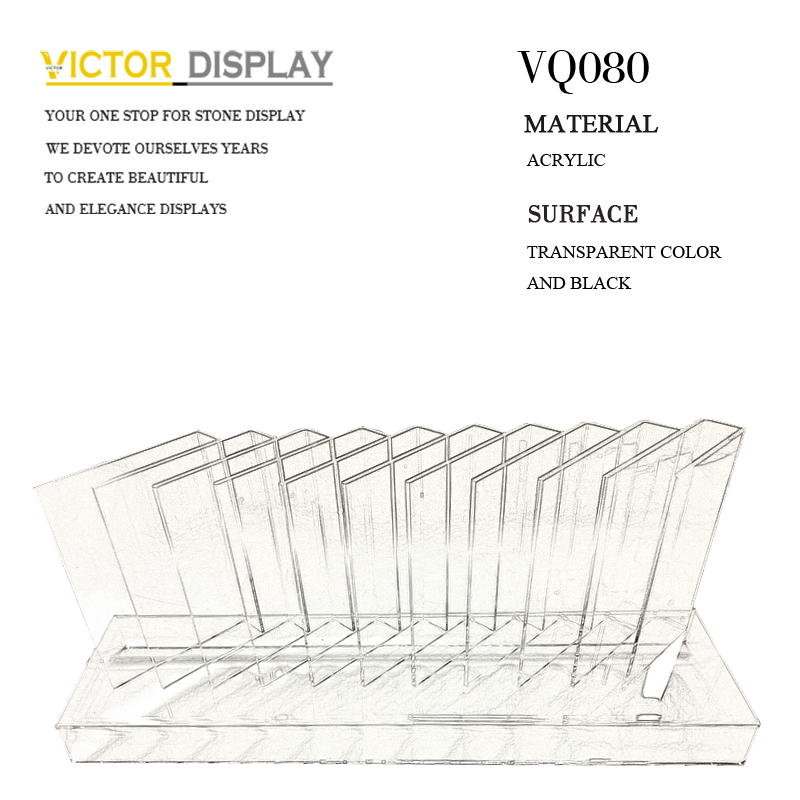 VQ080 Acrylic Counter Top Display
