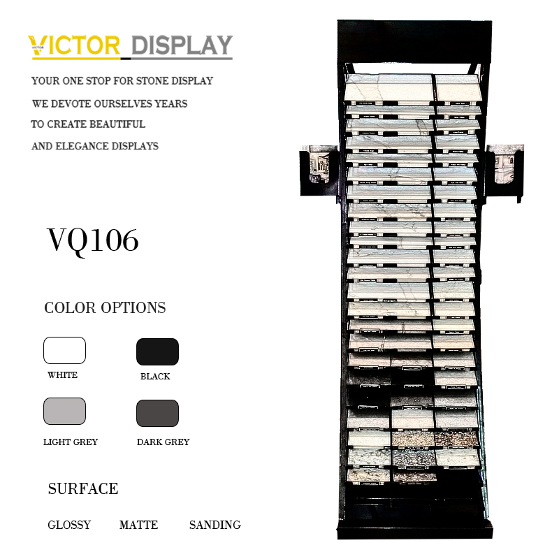 VQ106 Free Standing Display Units for Quartz Stone