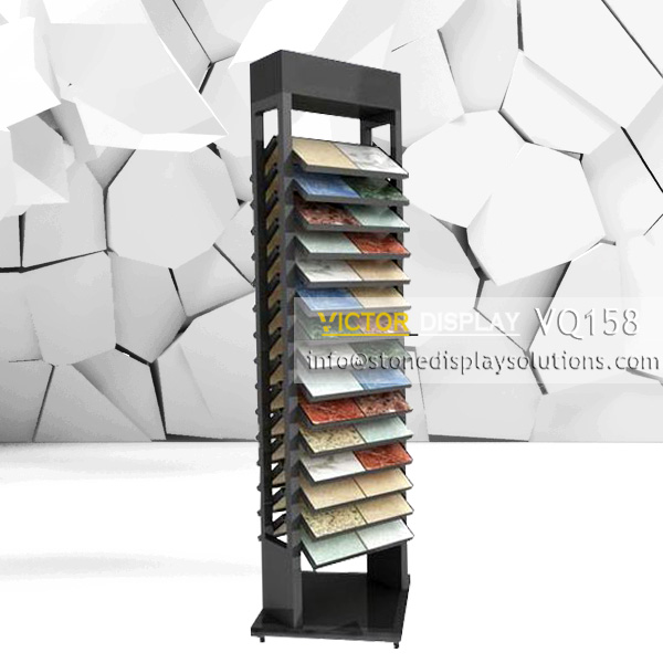 VQ158 Metal Stone Display For Impulse Buys in Showroom