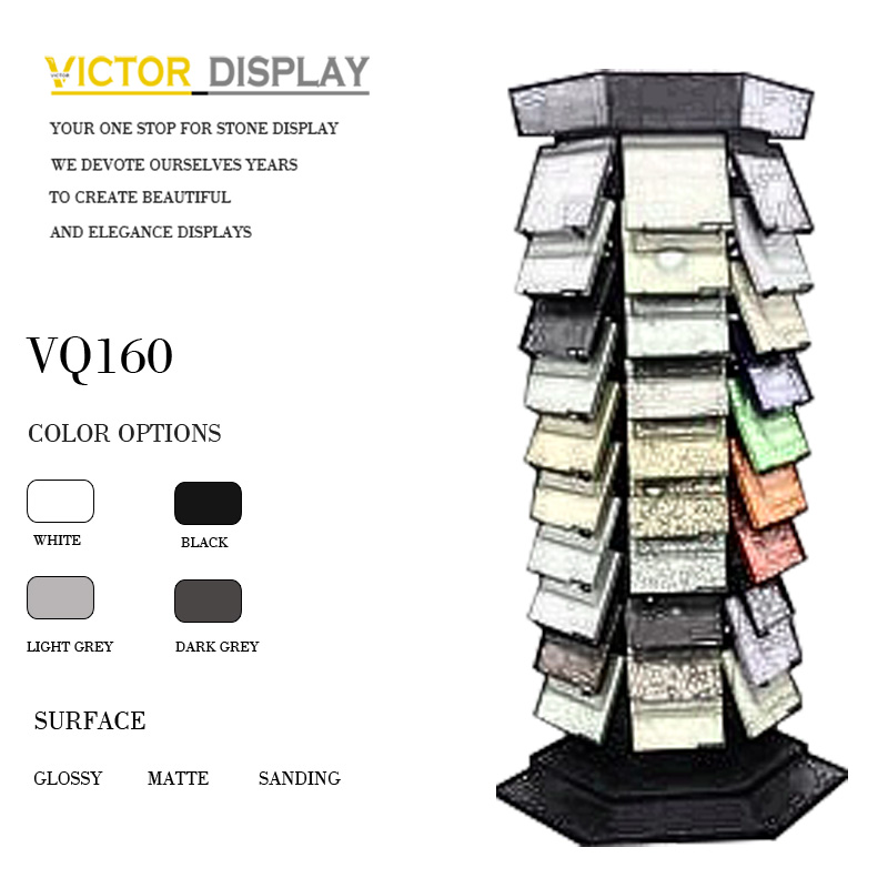 Quartz Stone Display Tower Rack
