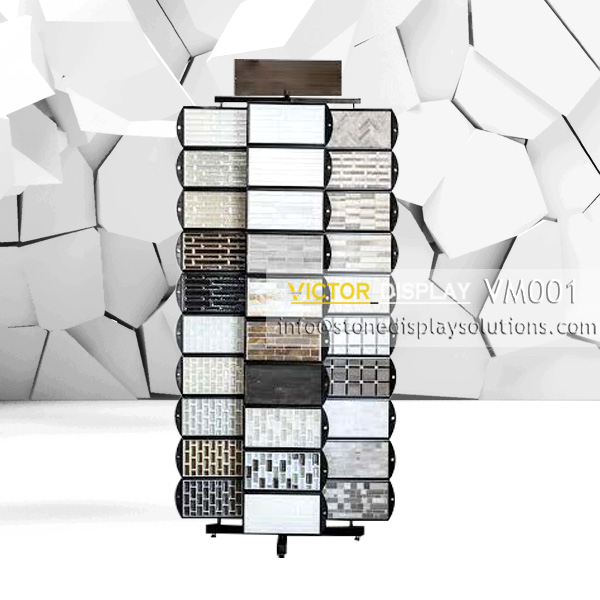 VM001 Mosaic tiles display tower