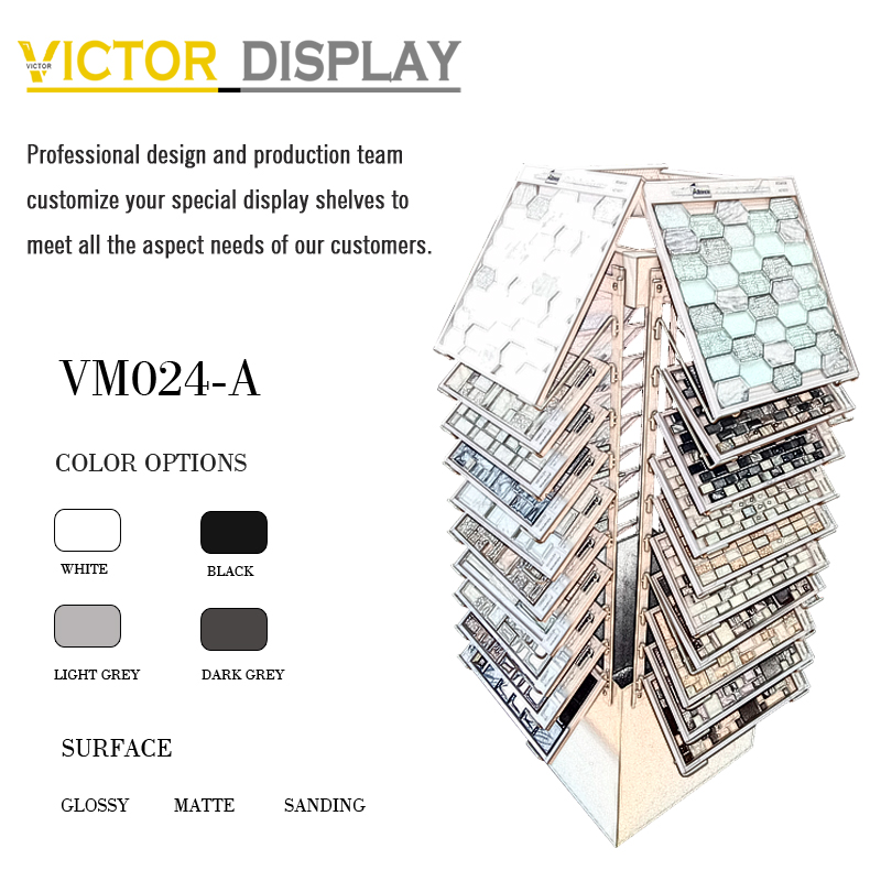 Glass tile Display Rack