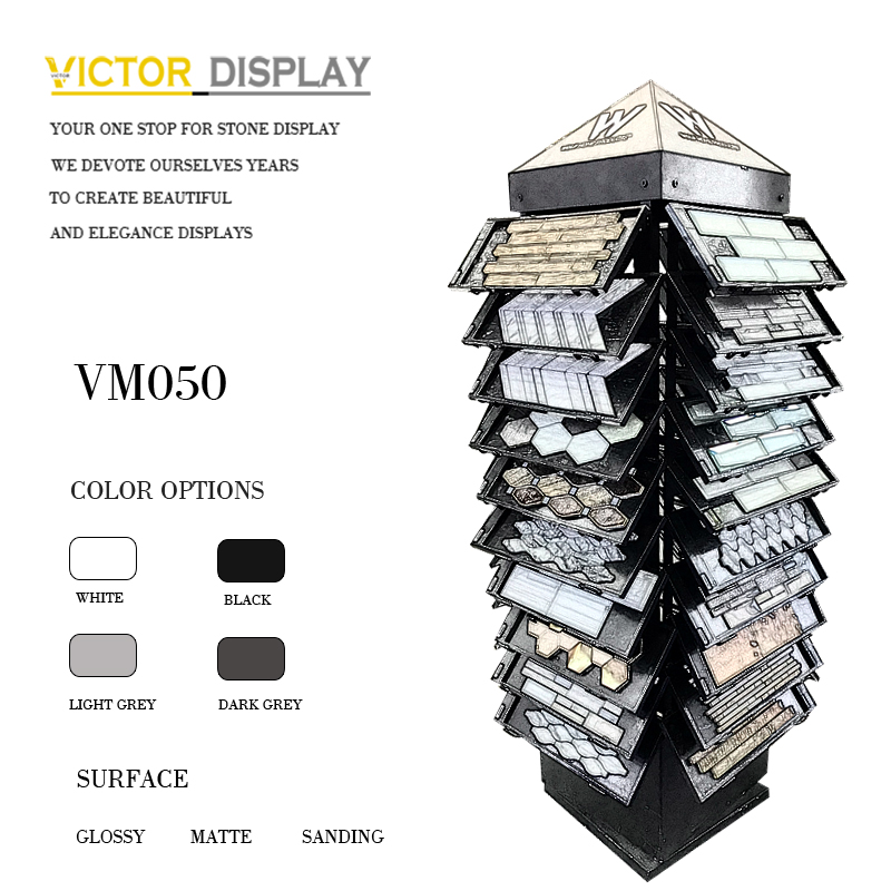 Mosaic tile samples display stand